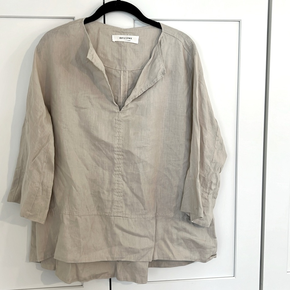 Trina Turk linen blouse